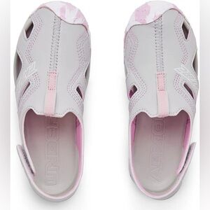 Nike Kids Light Gray and Pink Water Shoes